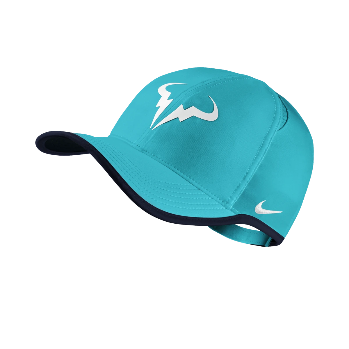 Nike Rafa Featherlight hat in Omega Blue w/Black/Obsidian & White [715146-418] from the Summer 2016 tennis collection